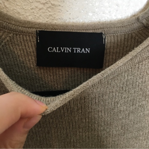 Calvin Tran Cashmere Blend Sweater Dress S - Picture 4 of 5